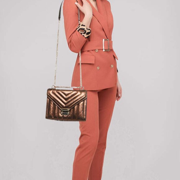 Michael Kors Brown Leather Shoulder Bag - Picture 9 of 9